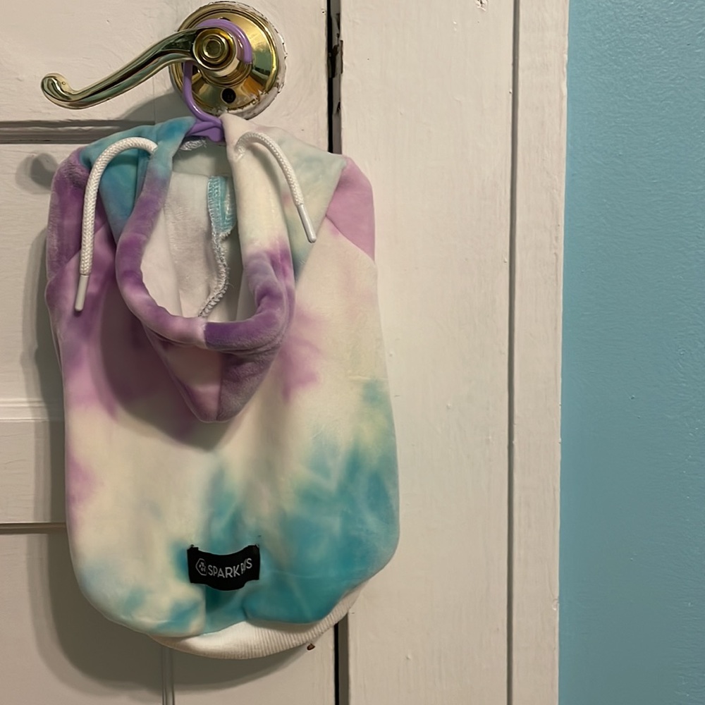 Spark Paws 90’s Retro Sky Dye Dog Hoodie